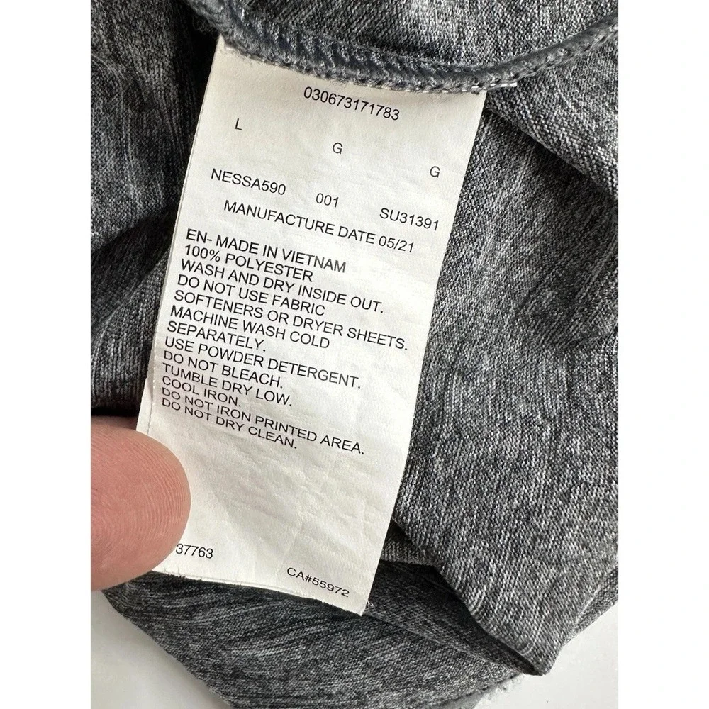 Nike Men's Heathered Long-Sleeve Hydroguard Swim Shirt UPF 40+ / Size Large